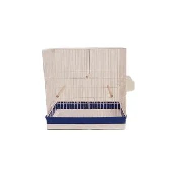 Klec pro malé papoušky kostka 40 x 27 x 38 cm tmavě modrá