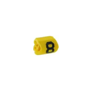 HELLERMANNTYTON Kabelové značky pro kabely a vodiče Symbol štítku:8 1-3mm