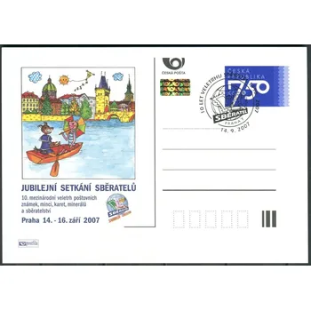 Poštovní známka Česká pošta (2007) CDV 96 O - P 145 - Sběratel - razítko