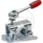 Držák opěrného kolečka AL-KO přívěsu pro trubku 48 mm, sklopná klika, litinová deska