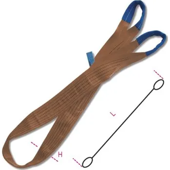 Stahovací páska ZAVĚŠENÍ PÁSOVÉ POLYESTER -MODEL 8159 DOR. 6000 KG L 8M CE UNI EN 1492-1 (ZAVĚŠENÍ PÁSOVÉ POLYESTER -MODEL 8159 DOR. 6000 KG L 8M CE UNI EN 1492-1)