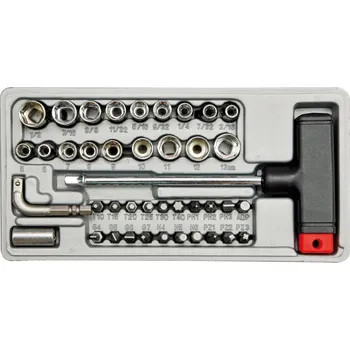 Sada nářadí Sada nástavců VOREL se šroubovákem typu T 41 ks TO-65150