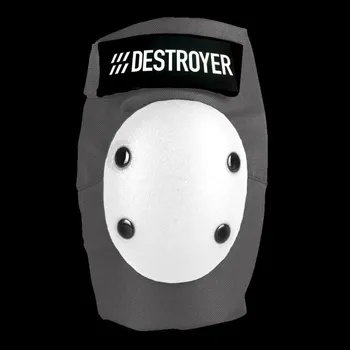 DESTROYER chránič loktů - Pro Elbow Grey/White (GRW) velikost: S
