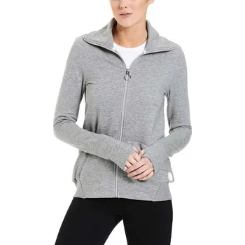 Pánská mikina BENCH mikina - Funnel Neck Zip Through Winter Grey Marl (MA1054) velikost: S