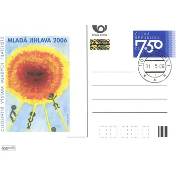 Poštovní známka Česká pošta (2006) CDV 96 O - P 127 - Mladá Jihlava - razítko