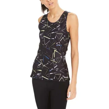 Dámské oblečení BENCH tílko - Bold Geo Tank A0001-Black (P1051) velikost: S