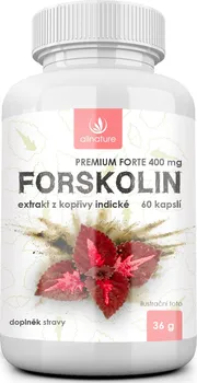 Přírodní produkt Allnature Forskolin Premium forte 400 mg 60 cps.