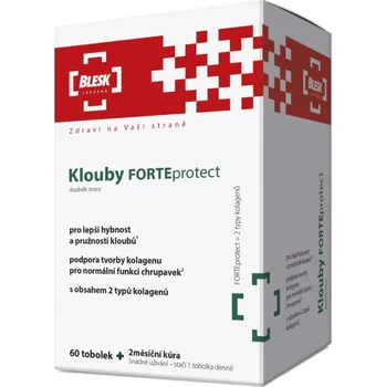 Kloubní výživa Blesk Klouby FORTEprotect 60 tob.