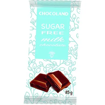 Chocoland Sugar Free Milk 85 g Čokoláda Chocoland Sugar Free Milk 85 g