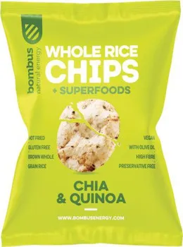 Chips Bombus Whole Rice Chips 60 g Chia/Quinoa