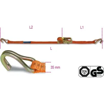 Stahovací páska PÁS UPÍNACÍ NAP.ZÁPADKA H.POJISTKA-MODEL 8181 5,7M/35MM HÁKY SAMOSTATNÉ EN 12195-2 (PÁS UPÍNACÍ NAP.ZÁPADKA H.POJISTKA-MODEL 8181 5,7M/35MM HÁKY SAMOSTATNÉ EN 12195-2)