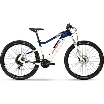Haibike Sduro Hardnine 5.0 500 Wh 29" modré/bílé/oranžové 2019 Elektrokolo Haibike Sduro Hardnine 5.0 500 Wh 29" modré/bílé/oranžové 2019
