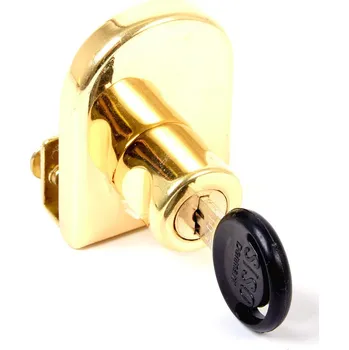 Nábytkové kování Zámek na sklo 408-5 Armstrong - mosaz