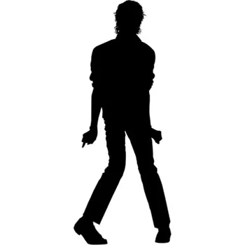 Samolepicí dekorace na vozidlo Samolepka Michael Jackson na auto a motorku, tuning nálepka (3594)