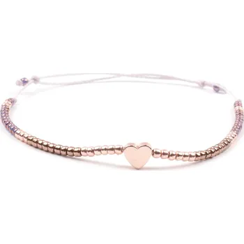 Náramek Moni náramek korálky TOHO Gold 4