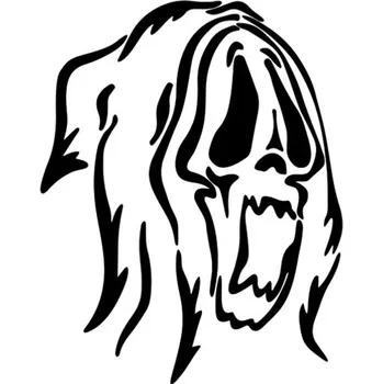 Samolepicí dekorace na vozidlo Samolepka scream na auto a motorku, tuning nálepka (4101)