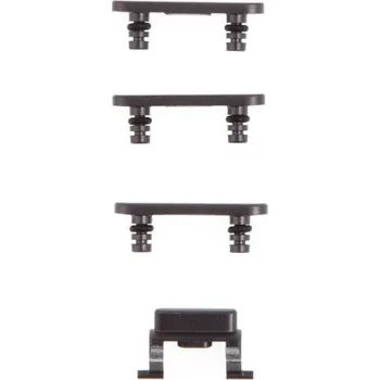 Náhradní kryt pro mobilní telefon Sada postranních tlačítek / tlačítka pro Apple iPhone 8 Plus (Power + Volume + Mute) - černá - kvalita A+