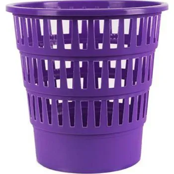 Odpadkový koš OFFICE Products Odpadkový koš perforovaný, 16 l, PP - fialový