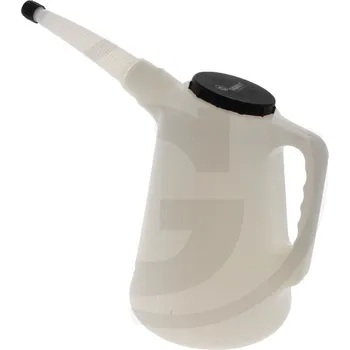 Měrná konev na olej s víčkem 5 l