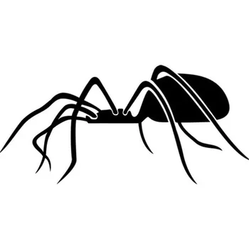 Samolepicí dekorace na vozidlo Samolepka pavouk z boku na auto a motorku, tuning nálepka (3245)