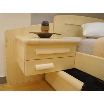 Noční stolek závěsný noční stolek z masivu DANIEL