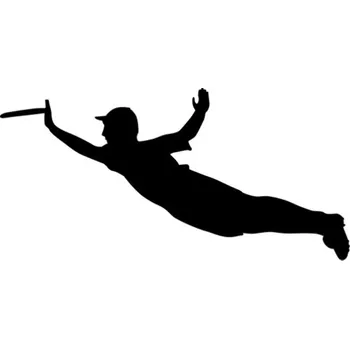 Samolepicí dekorace na vozidlo Samolepka silueta frisbee na auto a motorku, tuning nálepka (3525)