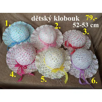 Klobouk KLOBOUK DĚTSKÝ HOLČIČÍ - 5