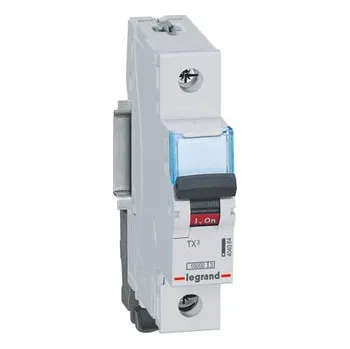 Jistič LEGRAND Jistič 230VAC Ijmen: 10A Póly: 1 DIN Průběh: B 6kA IP20 1÷35mm2