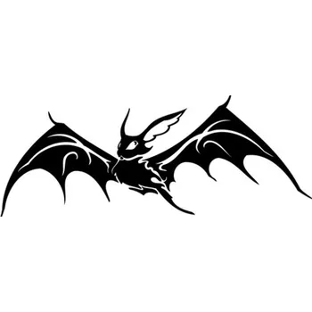 Samolepicí dekorace na vozidlo Samolepka netopýr na auto a motorku, tuning nálepka (3461)