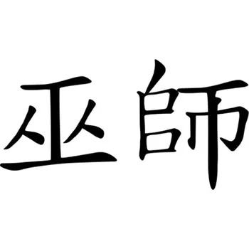 Samolepicí dekorace na vozidlo Samolepka Shaman na auto a motorku, tuning nálepka (3238)