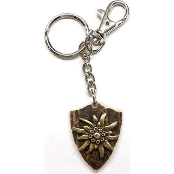 Přívěsek Klíčenka ZUBÍČEK parohová erb motiv - protěž