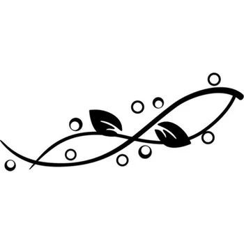 Samolepicí dekorace na vozidlo Samolepka stéblo trávy na auto a motorku, tuning nálepka (2963)