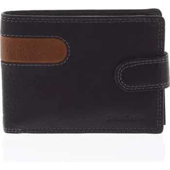 Peněženka Nejprodávanější pánská kožená peněženka černá - SendiDesign Tarsus černá