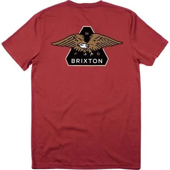 Pánské tričko BRIXTON triko - Turret Brick (BRICK) velikost: S