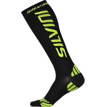 Pánské termo ponožky Silvini Casalone UA562 Black-Neon