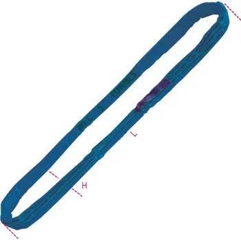 Stahovací páska Kruhové popruhy, modré, 8 t, vysocepevnostní polyesterový pás (PES) 8179B/6 (Kruhové popruhy, modré, 8 t, vysocepevnostní polyesterový pás (PES) 8179B/6)