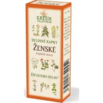 Přírodní produkt Grešík Ženské kapky 50 ml