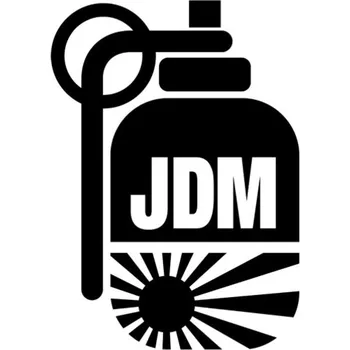 Samolepicí dekorace na vozidlo Samolepka granát JDM na auto a motorku, tuning nálepka (2803)