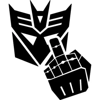 Samolepicí dekorace na vozidlo Samolepka Transformers na auto a motorku, tuning nálepka (2821)