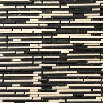 Obklad Přírodní mozaika MARMOMIX NEGRO GLACIA CARRARA 30,5 x 30,5 cm /47390/