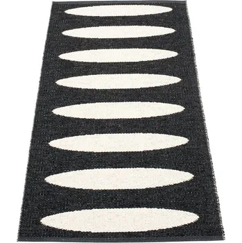 Koberec Vinylový koberec Pappelina ELLA Black/Vanilla velikost: 70x150cm