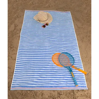 Jules Clarysse Plážová osuška Summer modrá