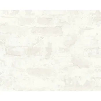 Tapeta Moderní vliesová tapeta šedobílá cihlová stěna 36929-4 / vliesové tapety na zeď cihly 369294 Metropolitan Stories (0,53 x 10,05 m) A.S.Création