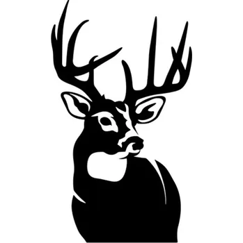 Samolepicí dekorace na vozidlo Samolepka jelínek na auto a motorku, tuning nálepka (2871)