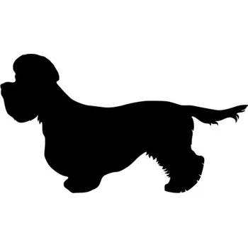 Samolepicí dekorace na vozidlo Samolepka dandie dinmont teriér na auto a motorku, tuning nálepka (4962)