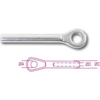 Stahovací páska KOVÁNÍ DO LAN ZAKONČENÉ UCHEM-MODEL 8286 5MM AISI316 (KOVÁNÍ DO LAN ZAKONČENÉ UCHEM-MODEL 8286 5MM AISI316)