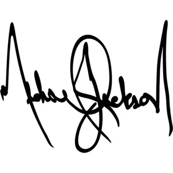 Samolepicí dekorace na vozidlo Samolepka Michael Jackson na auto a motorku, tuning nálepka (3596)