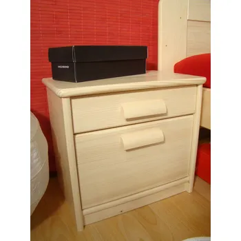 Noční stolek noční stolek z masivu smrk MARKÉTA (smrkový noční stolek masiv MARKÉTA)