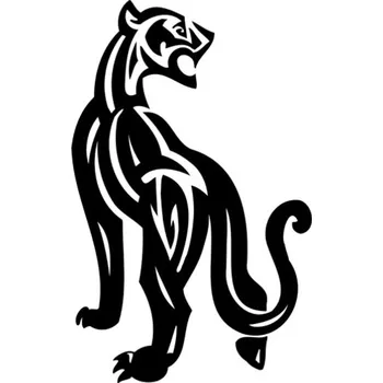 Samolepicí dekorace na vozidlo Samolepka lvice na auto a motorku, tuning nálepka (3429)