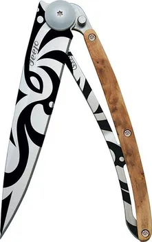 kapesní nůž Deejo Tattoo Tribal Juniper Wood